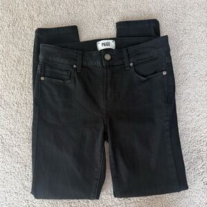 PAIGE Women's Classic Black Skinny Jeans